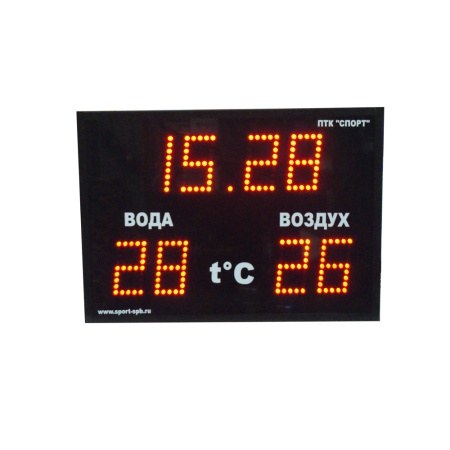 Купить Часы-термометр СТ1.13-2t для бассейна в Ханты-Мансийске 