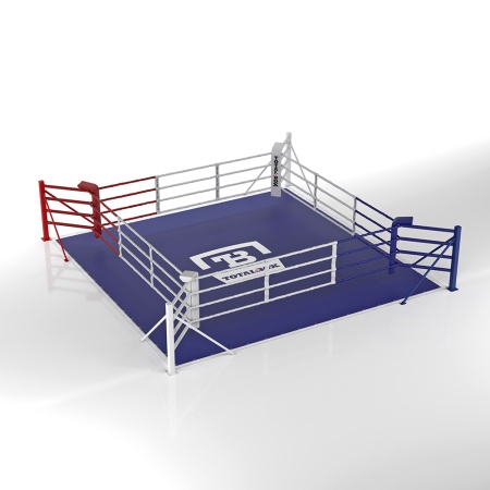 Купить Ринг боксерский напольный Totalbox на упорах 5х5м в Ханты-Мансийске 