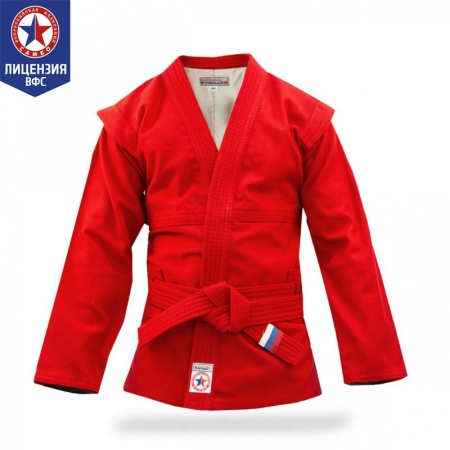 Купить Куртка для самбо "Атака" ВФС (подкладка, пояс)  р 36-48 в Ханты-Мансийске 