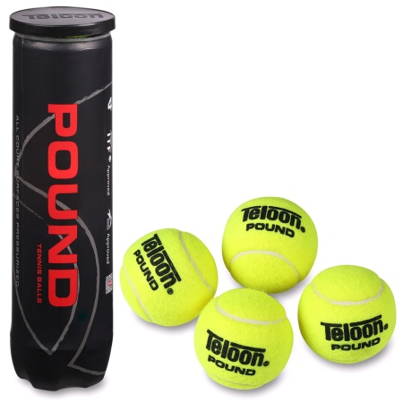 Купить Мяч для большого тенниса Teloon 828Т Р4  (4 шт) в Ханты-Мансийске 