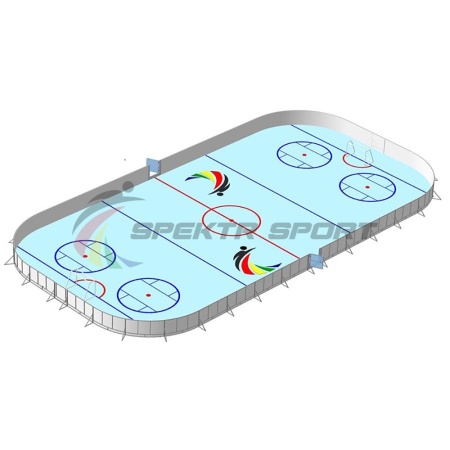 Купить Хоккейная коробка, борта фанера 12 мм, 40х20 в Ханты-Мансийске 